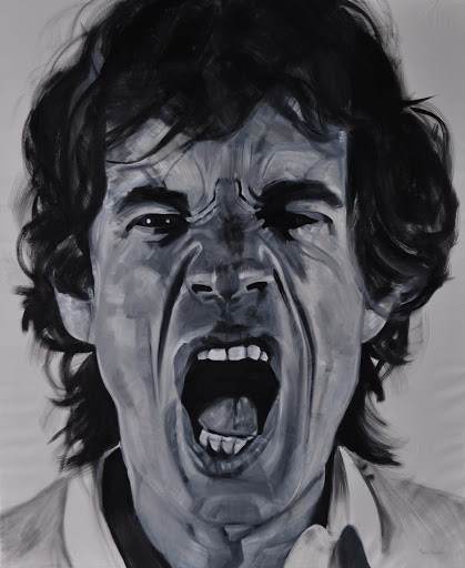 Dipinto Mick Jagger