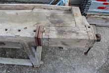 Foto 4 Antico banco da lavoro in legno massello
