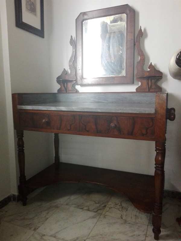 Toilette tavolo da dressing table, in legno, in buone condizioni